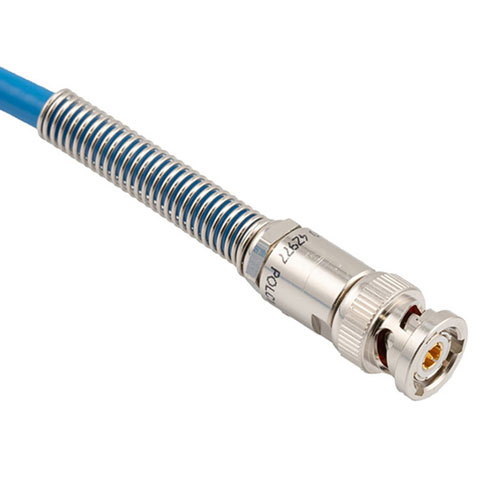 Bend Relief TRB 3-Slot Plug to Blunt Cut 1553 Cable Using 124 Ohm TWC-124-2 Twinax FM3MSA00656
