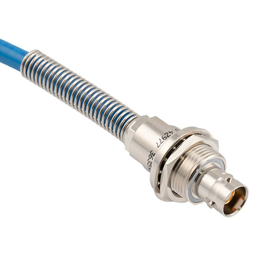Bend Relief TRB 3-Lug Jack Insulated Bulkhead to Blunt Cut 1553 Cable Using 124 Ohm TWC-124-2 Twinax FM3MSA00667