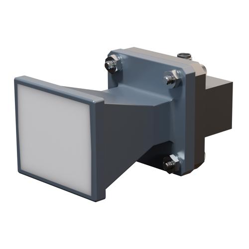 WR-90 Standard Gain Horn with 10 dBi Gain, SMA Female Connector with Weather Resistant Radome Cover FM3WAN090-10SF
