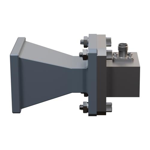 WR-90 Standard Gain Horn with 10 dBi Gain, SMA Female Connector with Weather Resistant Radome Cover FM3WAN090-10SF