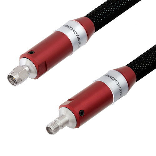 Vector Network Analyzer (VNA) Ruggedized 40 GHz Test Cable 2.92mm Male to 2.92mm Female in 24 Inch FM40VNA002-24