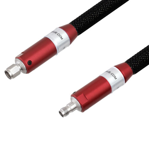 Vector Network Analyzer (VNA) Ruggedized 40 GHz Test Cable 2.4mm Male to 2.4mm Female in 48 Inch FM40VNA005-48