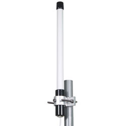8 dBi Omni Antenna 2.4-2.5 GHz, SMA Plug Fiberglass Radome, 2:1 Max VSWR FM51OM1026