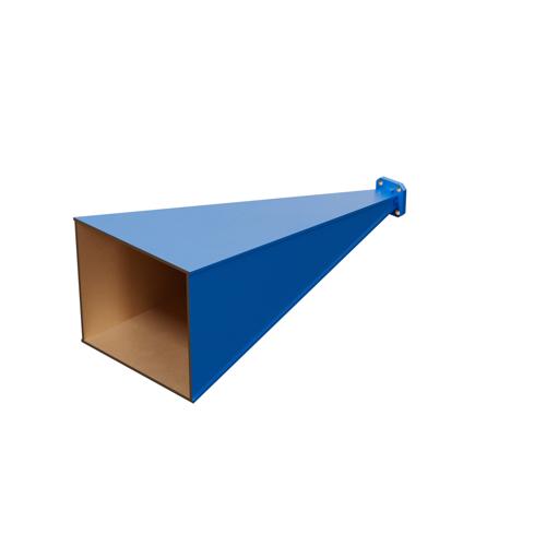 WR-28 Waveguide Standard Gain Horn Antenna Operating From 26.5 GHz to 40 GHz With a Nominal 25 dBi Gain With UG-599/U Square Cover Flange FM9850B-25