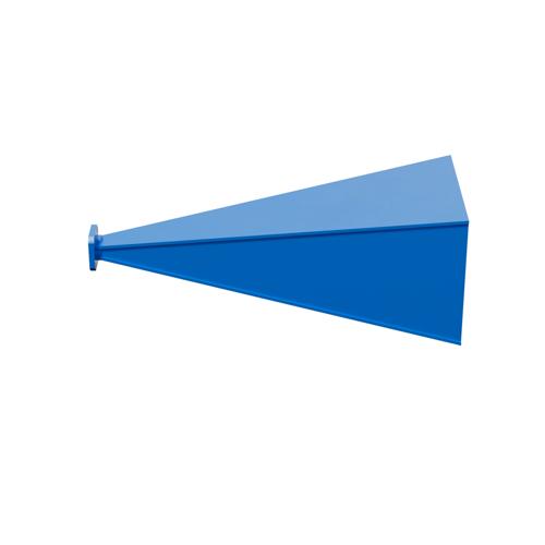 WR-28 Waveguide Standard Gain Horn Antenna Operating From 26.5 GHz to 40 GHz With a Nominal 25 dBi Gain With UG-599/U Square Cover Flange FM9850B-25