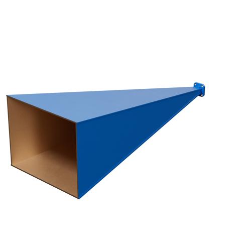 WR-28 Waveguide Standard Gain Horn Antenna Operating From 26.5 GHz to 40 GHz With a Nominal 30 dBi Gain With UG-599/U Square Cover Flange FM9850B-30