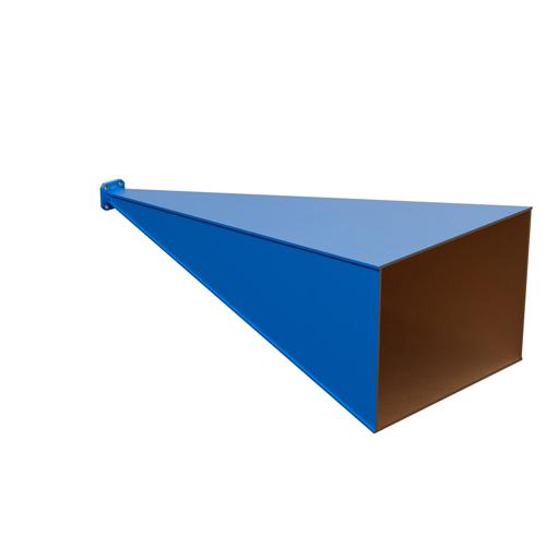 WR-28 Waveguide Standard Gain Horn Antenna Operating From 26.5 GHz to 40 GHz With a Nominal 30 dBi Gain With UG-599/U Square Cover Flange FM9850B-30