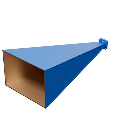 WR-42 Waveguide Standard Gain Horn Antenna Operating From 18 GHz to 26.5 GHz With a Nominal 25 dBi Gain With UG-597/U Square Cover Flange FM9852B-25