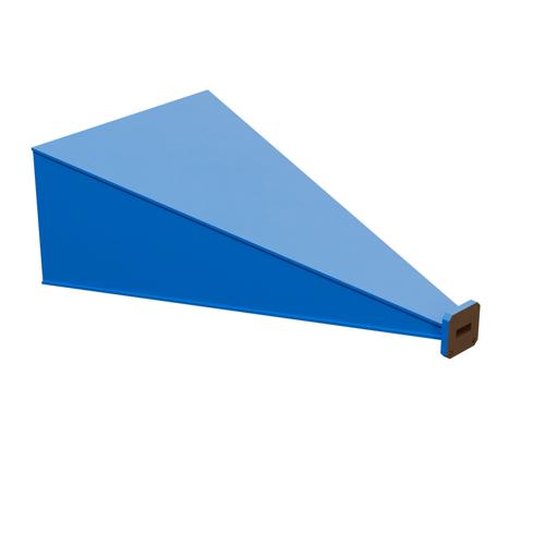 WR-42 Waveguide Standard Gain Horn Antenna Operating From 18 GHz to 26.5 GHz With a Nominal 25 dBi Gain With UG-597/U Square Cover Flange FM9852B-25