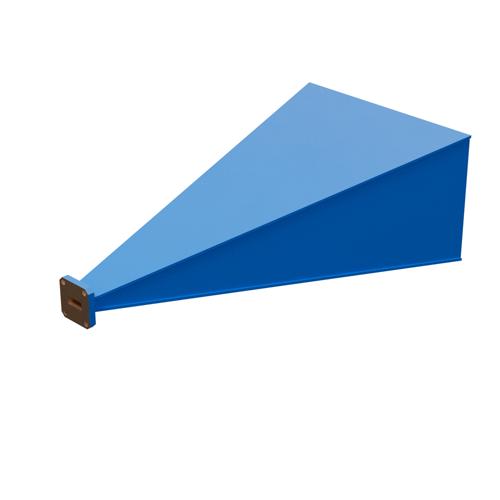 WR-42 Waveguide Standard Gain Horn Antenna Operating From 18 GHz to 26.5 GHz With a Nominal 25 dBi Gain With UG-597/U Square Cover Flange FM9852B-25
