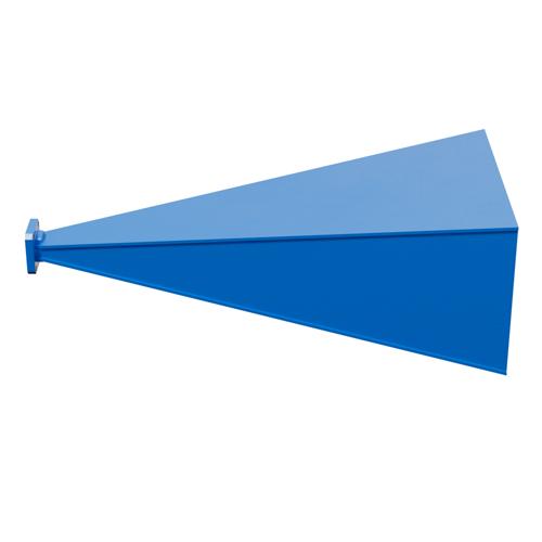 WR-42 Waveguide Standard Gain Horn Antenna Operating From 18 GHz to 26.5 GHz With a Nominal 25 dBi Gain With UG-597/U Square Cover Flange FM9852B-25