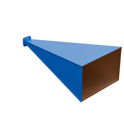 WR-42 Waveguide Standard Gain Horn Antenna Operating From 18 GHz to 26.5 GHz With a Nominal 25 dBi Gain With UG-597/U Square Cover Flange FM9852B-25