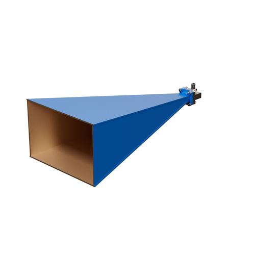 WR-42 Waveguide Standard Gain Horn Antenna Operating from 18 GHz to 26.5 GHz with a Nominal 25 dB Gain 2.92mm Female Input FM9852B/2F-25