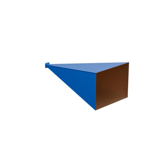 WR-42 Waveguide Standard Gain Horn Antenna Operating From 18 GHz to 26.5 GHz With a Nominal 30 dBi Gain With UG-597/U Square Cover Flange FM9852B-30