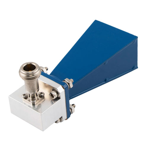 WR-62 Standard Gain Horn with N Female Input and 15 dB Typical Gain Operating Within 12.4 GHz to 18 GHz Frequency Range FM9854B/NF-15