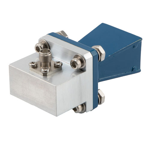 WR-62 Standard Gain Horn Antenna Operating From 12.4 GHz to 18 GHz, 10 dBi Nominal Gain, SMA Female Input Connector, ProLine FM9854B/SF-10