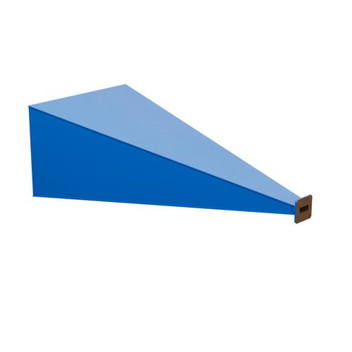 WR-90 Waveguide Standard Gain Horn Antenna Operating from 8.2 GHz to 12.4 GHz with a Nominal 25 dBi Gain with UG-135/U Square Cover Flange FM9856B-25