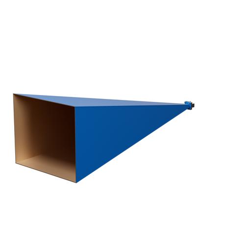 WR-90 Waveguide Standard Gain Horn Antenna Operating from 8.2 GHz to 12.4 GHz with a Nominal 30 dB Gain SMA Female Input FM9856B/SF-30