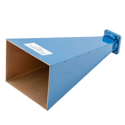 WR-102 Waveguide Standard Gain Horn Antenna With UG-1493/U Flange, 20 dBi Gain and 7 GHz to 11 GHz FM9857B-20