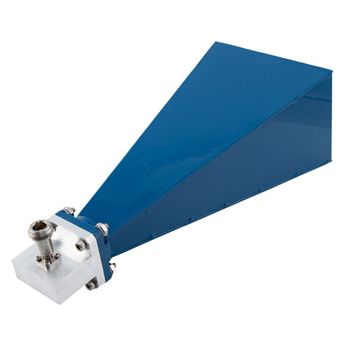 WR-102 Standard Gain Horn Antenna Operating From 7 GHz to 11 GHz, 20 dBi Nominal Gain, Type N Female Input Connector, ProLine FM9857B/NF-20