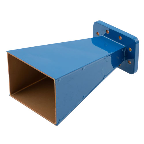 WR-112 Waveguide Standard Gain Horn Antenna Operating from 7.05 GHz to 10 GHz with a Nominal 15 dBi Gain with CPRG Flange FM9858B-15-CPRG
