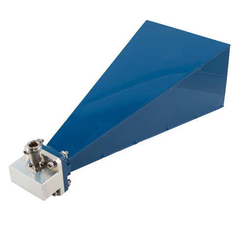 WR-112 Standard Gain Horn Antenna Operating From 7.05 GHz to 10 GHz, 20 dBi Nominal Gain, Type N Female Input Connector, ProLine FM9858B/NF-20