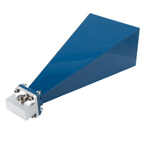 WR-112 Standard Gain Horn Antenna Operating From 7.05 GHz to 10 GHz, 20 dBi Nominal Gain, SMA Female Input Connector, ProLine FM9858B/SF-20