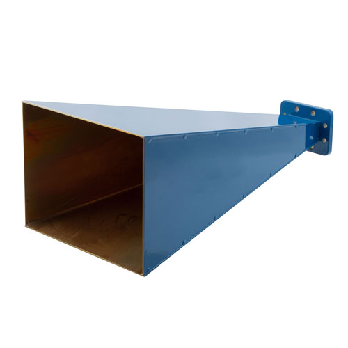 WR-137 Waveguide Standard Gain Horn Antenna Operating From 5.85 GHz to 8.2 GHz With a Nominal 20 dBi Gain With CPRG Flange FM9859B-20-CPRG