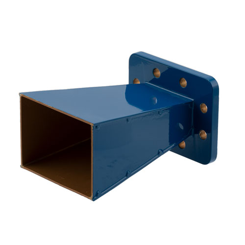 WR-159 Waveguide Standard Gain Horn Antenna Operating From 4.9 GHz to 7.05 GHz With a Nominal 10 dBi Gain With CPRG Flange FM9860B-10-CPRG
