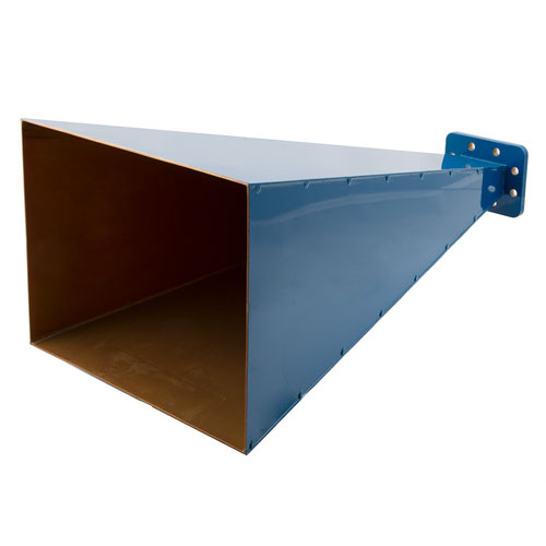 WR-159 Waveguide Standard Gain Horn Antenna Operating From 4.9 GHz to 7.05 GHz With a Nominal 20 dBi Gain With CPRG Flange FM9860B-20-CPRG