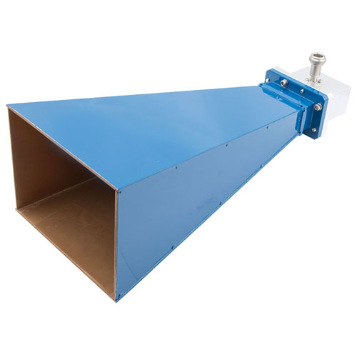 WR-187 Standard Gain Horn Antenna Operating From 3.95 GHz to 5.85 GHz, 15 dBi Nominal Gain, Type N Female Input Connector, ProLine FM9861B/NF-15