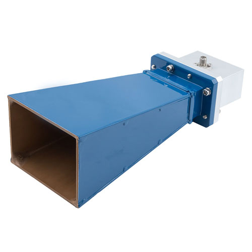 WR-187 Standard Gain Horn Antenna Operating From 3.95 GHz to 5.85 GHz, 10 dBi Nominal Gain, SMA Female Input Connector, ProLine FM9861B/SF-10