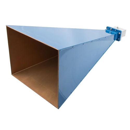 WR-187 Standard Gain Horn Antenna Operating From 3.95 GHz to 5.85 GHz, 20 dBi Nominal Gain, SMA Female Input Connector, ProLine FM9861B/SF-20