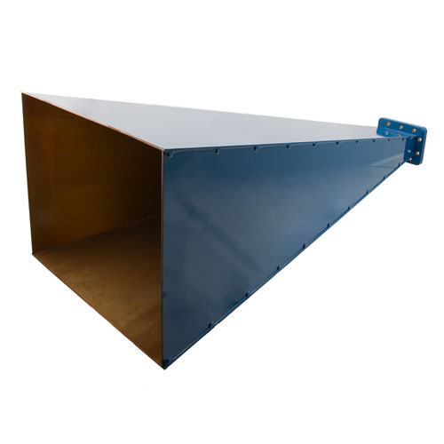 WR-229 Waveguide Standard Gain Horn Antenna Operating From 3.3 GHz to 4.9 GHz With a Nominal 20 dB Gain With CPRG Flange FM9862B-20-CPRG