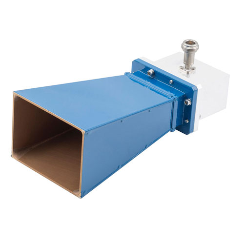 WR-229 Standard Gain Horn Antenna Operating From 3.3 GHz to 4.9 GHz, 10 dBi Nominal Gain, Type N Female Input Connector, ProLine FM9862B/NF-10