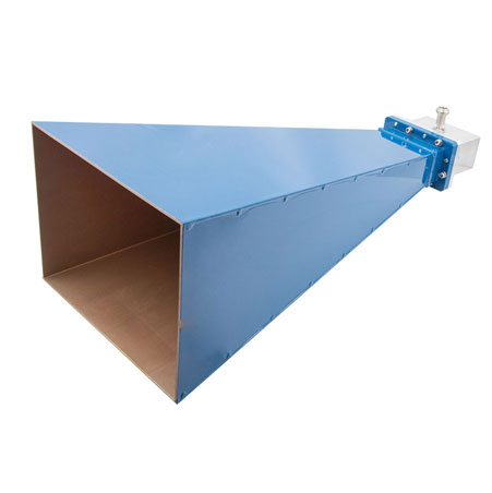 WR-284 Standard Gain Horn Antenna Operating From 2.6 GHz to 3.95 GHz, 15 dBi Nominal Gain, Type N Female Input Connector, ProLine FM9863B/NF-15