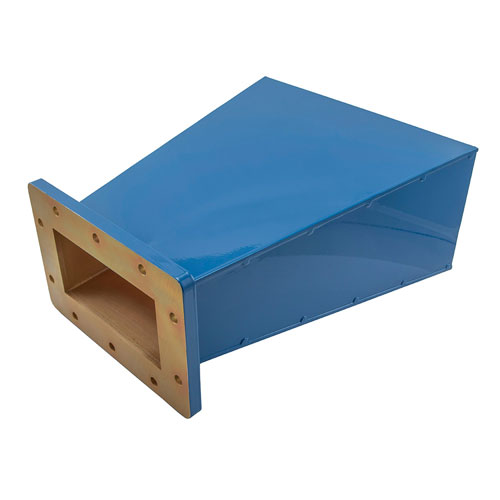 WR-430 Standard Gain Horn Antenna Operating From 1.7 GHz to 2.6 GHz, 10 dBi Nominal Gain, CPR-430F Flange, ProLine FM9864B-10