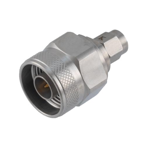 Precision 2.92mm Male (Plug) to N Male (Plug) Adapter MIL-STD-202, Method 206 with Passivated Stainless Steel Body FMAD10028