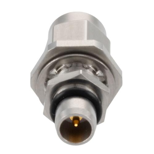 Bulkhead Slide-On BMA Plug (Male) to SMA Male (Plug) Adapter MIL-STD-202, Method 206 FMAD10098
