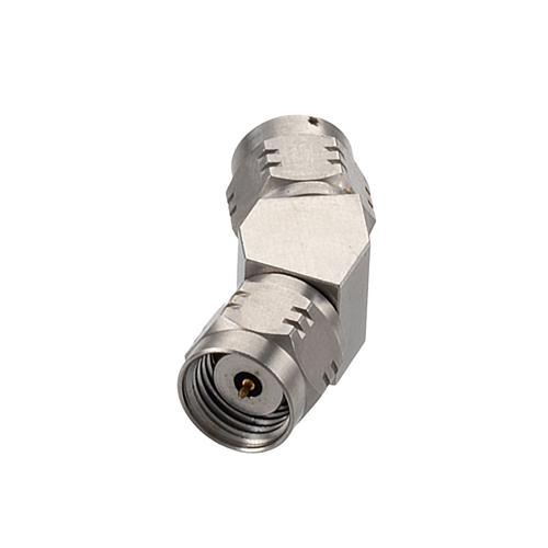 30 Degree Angle 1.85mm Plug (Male) to 1.85mm Plug (Male) Adapter with Passivated Stainless Steel Body FMAD10104