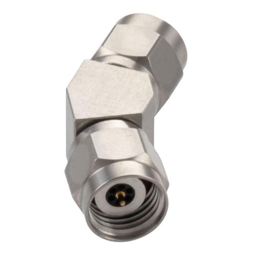 30 Degree Angle 2.4mm Plug (Male) to 2.4mm Plug (Male) Adapter with Passivated Stainless Steel Body FMAD10107