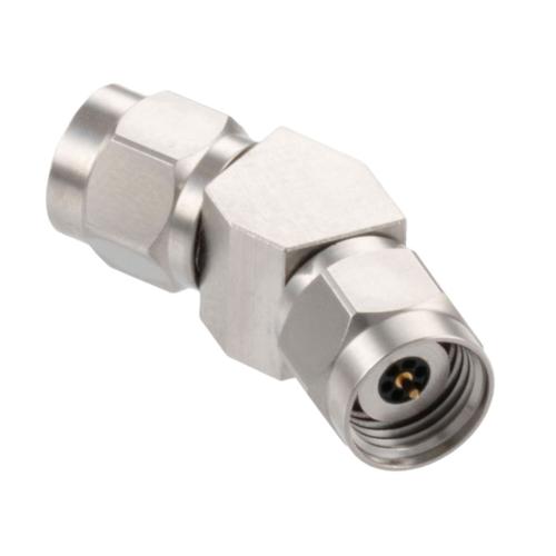30 Degree Angle 2.4mm Plug (Male) to 2.4mm Plug (Male) Adapter with Passivated Stainless Steel Body FMAD10107