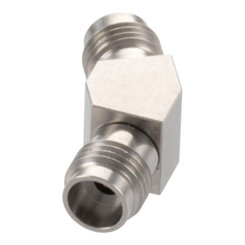 30 Degree Angle 2.4mm Jack (Female) to 2.4mm Jack (Female) Adapter with Passivated Stainless Steel Body FMAD10109