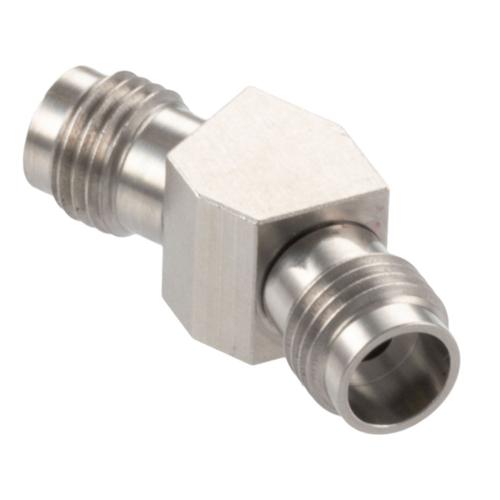 30 Degree Angle 2.4mm Jack (Female) to 2.4mm Jack (Female) Adapter with Passivated Stainless Steel Body FMAD10109
