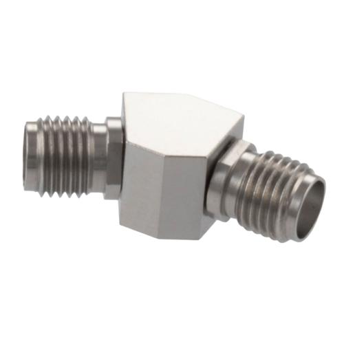 30 Degree Angle SMA Jack (Female) to SMA Jack (Female) Adapter with Passivated Stainless Steel Body FMAD10115