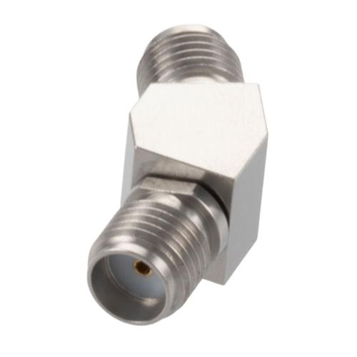 30 Degree Angle SMA Jack (Female) to SMA Jack (Female) Adapter with Passivated Stainless Steel Body FMAD10118