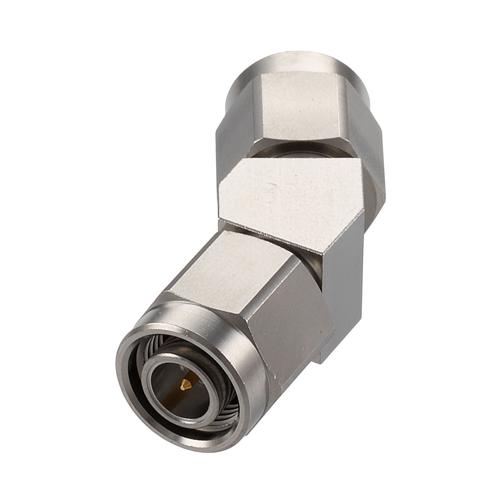 30 Degree Angle TNC Plug (Male) to TNC Plug (Male) Adapter with Passivated Stainless Steel Body FMAD10122