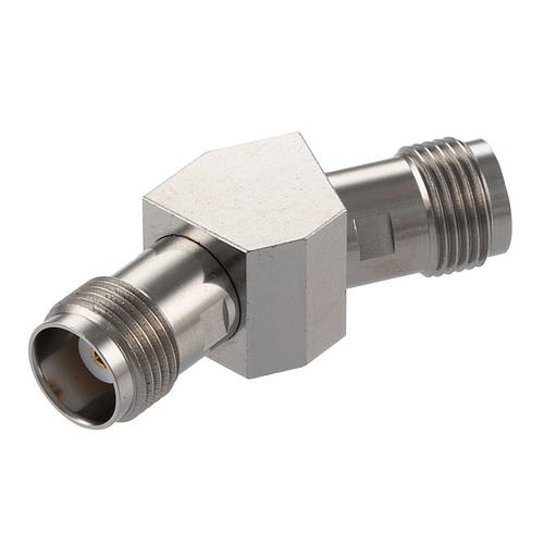 30 Degree Angle TNC Jack (Female) to TNC Jack (Female) Adapter with Passivated Stainless Steel Body FMAD10124