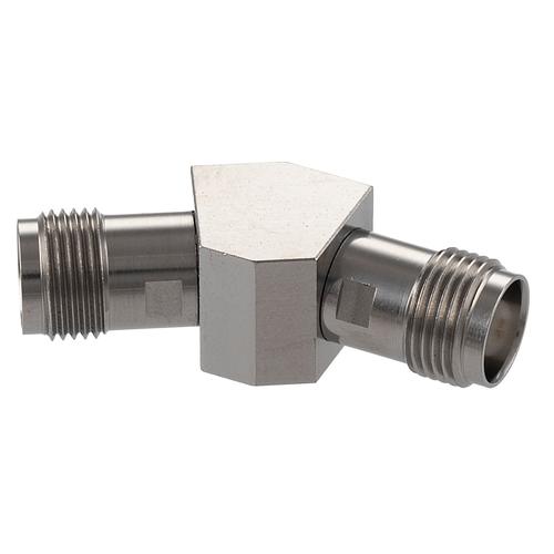 30 Degree Angle TNC Jack (Female) to TNC Jack (Female) Adapter with Passivated Stainless Steel Body FMAD10124