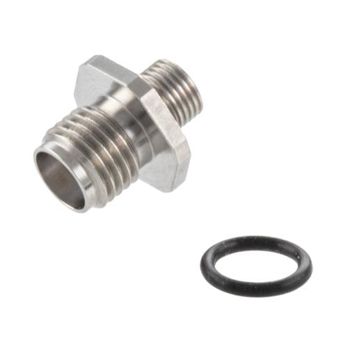 SMA Female (Jack) to SMP Male (Plug) Full Detent Bulkhead Adapter with Stainless Steel Body FMAD10130